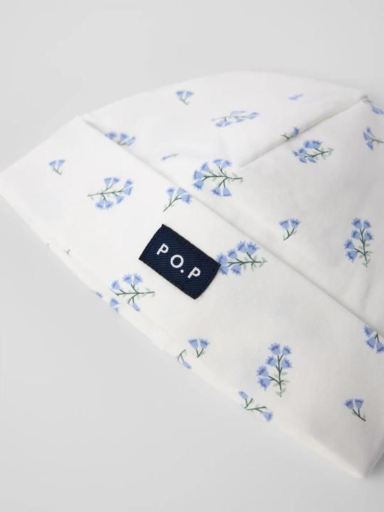 Image du produit PO.P Baby-Mütze mit Blümchen-Print (44/46)