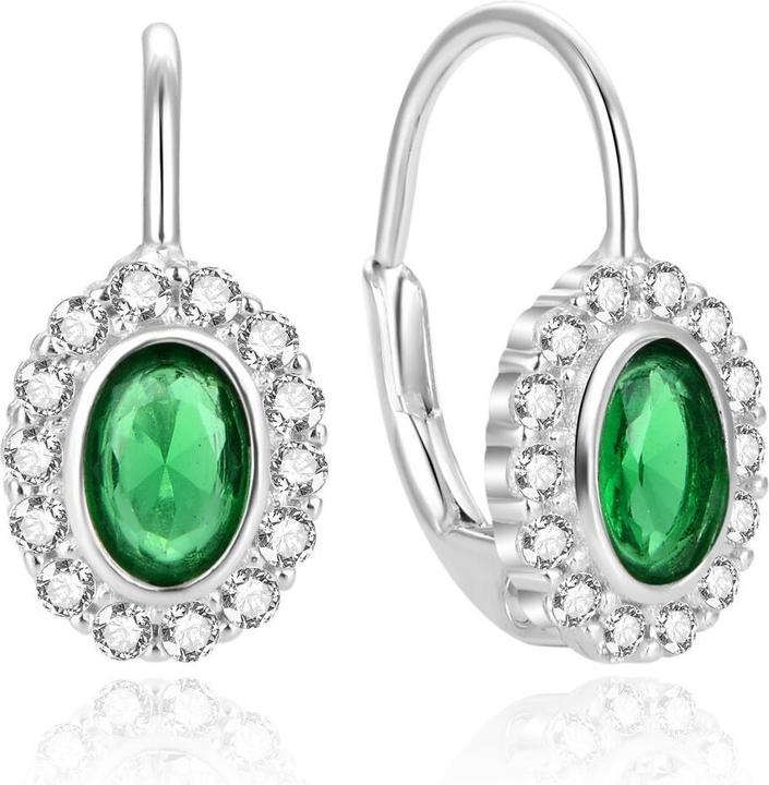 Immagine prodotto Beneto Orecchini in argento con zirconi verdi AGUC1810L