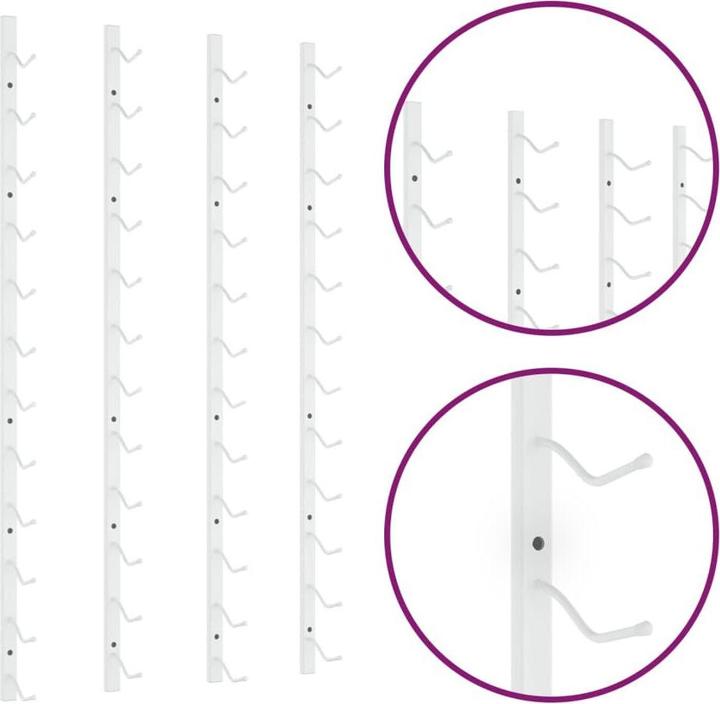 Actual product image vidaXL Ev (12,5 x 2,5 x 116 cm, 12 bottles)