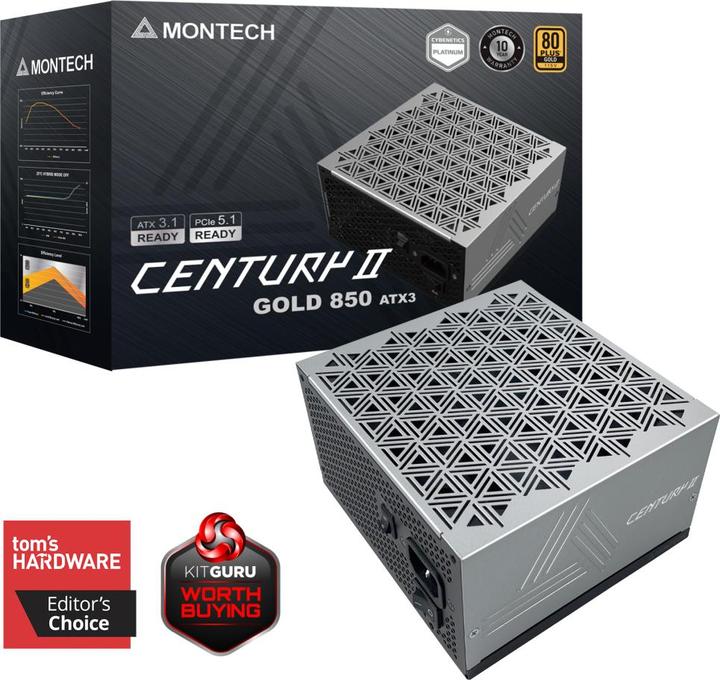 Produktbild Montech CENTURY II 850 (null Watt) (850 W)