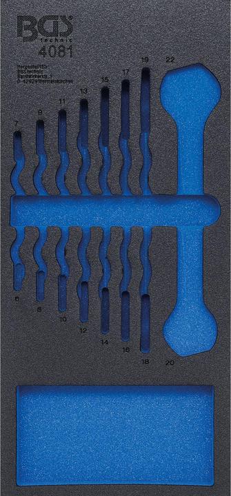 Actual product image BGS Tool Tray 1/3, empty for 4081