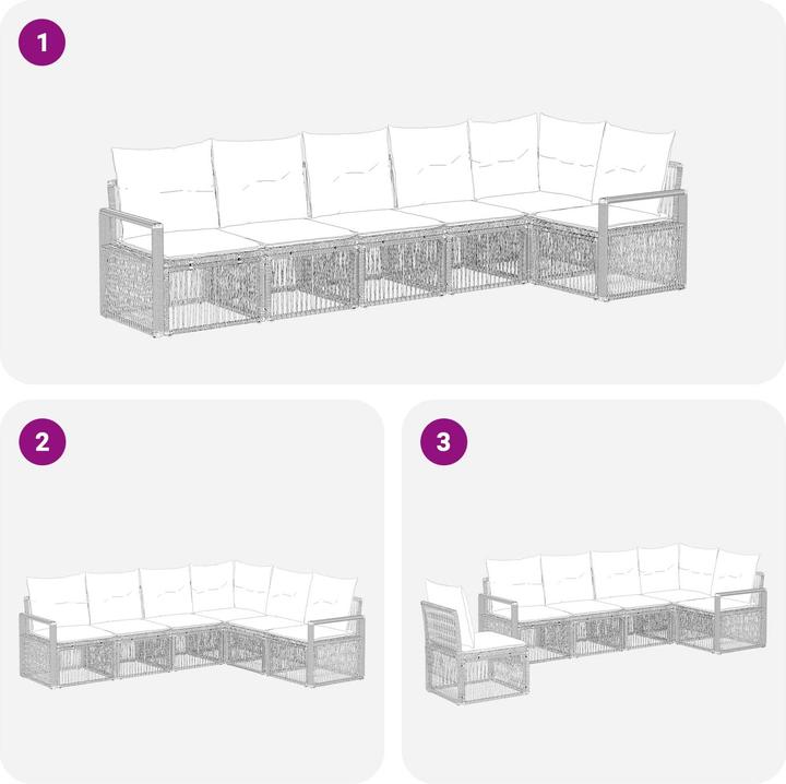 Produktbild vidaXL Garten-Sofa