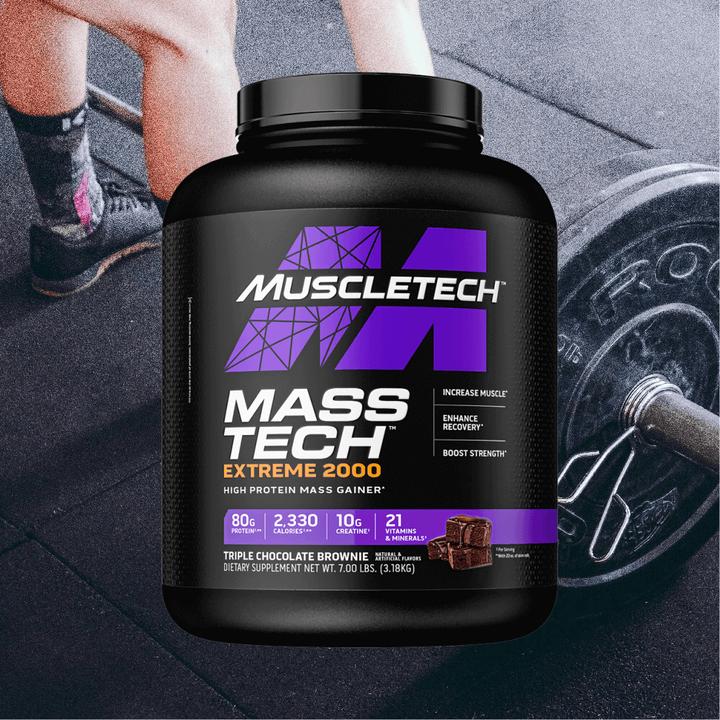 Actual product image Muscle Tech Mass Tech Extreme 2000 (Triple Chocolate Brownie, 1 pcs., 3000 g)
