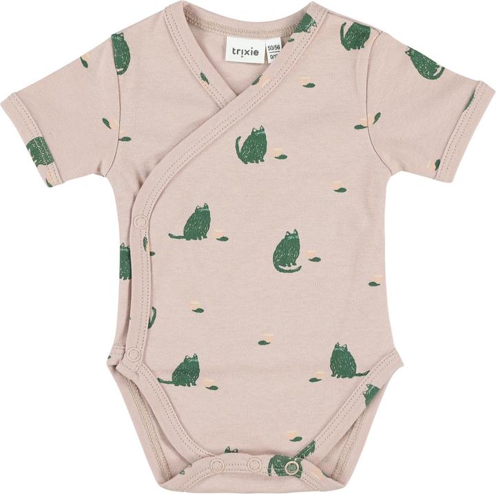 Produktbild Trixie Baby Baby Wickelbody Bio-Baumwolle, kurzarm, Cuddly Cat (68)