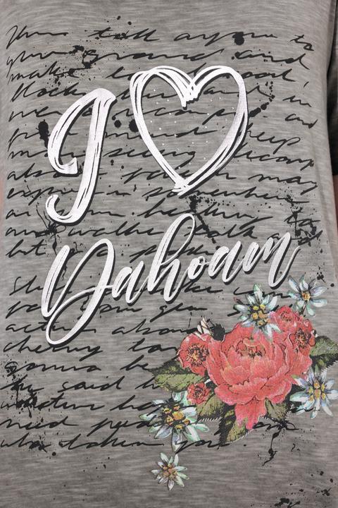 Produktbild Ulla Popken T-Shirt, Trachtenmotiv, Classic, V-Ausschnitt, Halbarm (60)