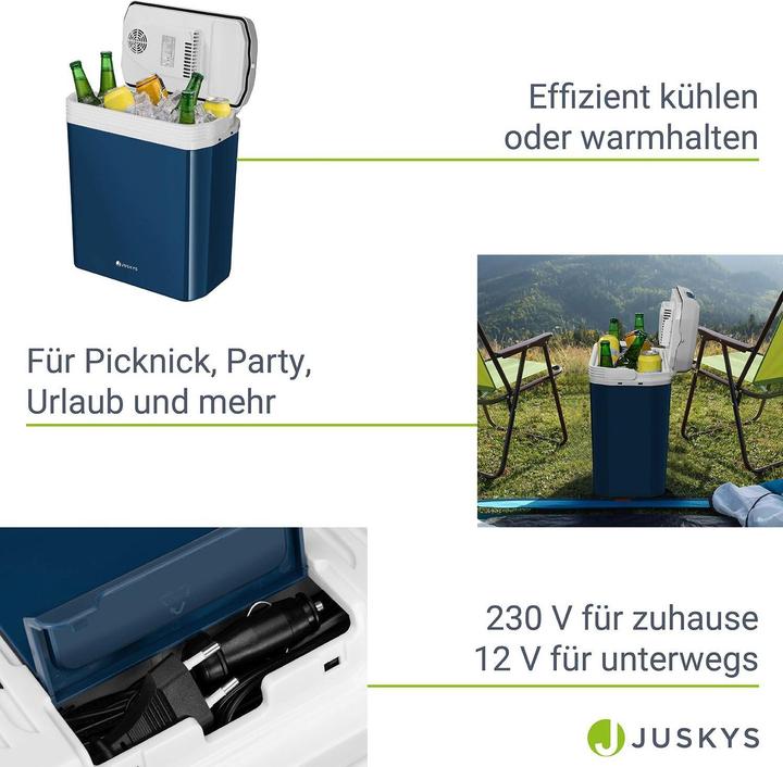 Image du produit Juskys Kühlbox Nordpol 24 Liter - Blau (24 l)