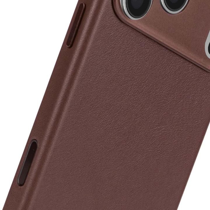 Productafbeelding Decoded Leather Backcover Apple iPhone 17 Pro Max Chocolate Brown (Apple iPhone 17 Pro Max)