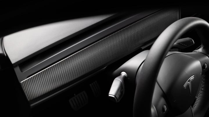 Produktbild 2befair Echt-Carbon Dashboardleisten für das Tesla Model 3/Y