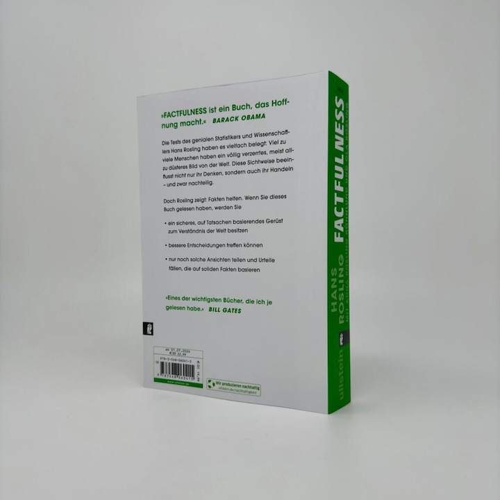 Produktbild Factfulness (Deutsch, Hans Rosling, 2019)