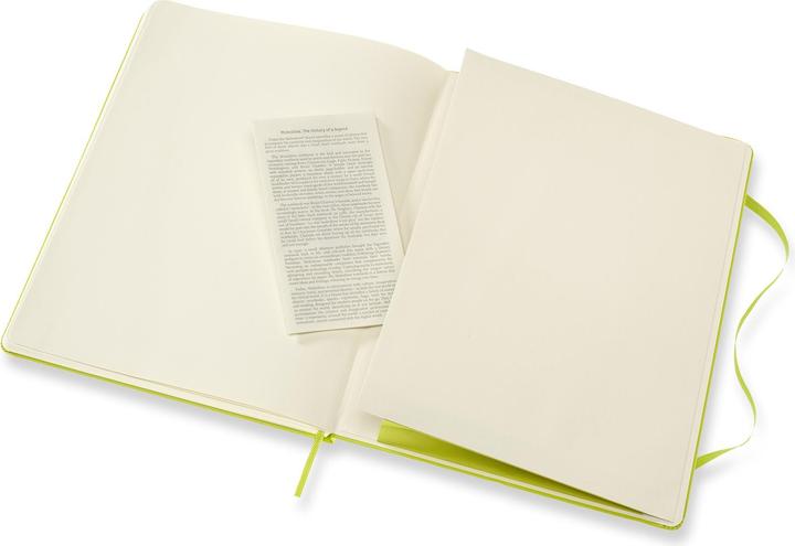 Actual product image Moleskine Notebook HC XL (19 x 25 cm, Plain, Hardcover)