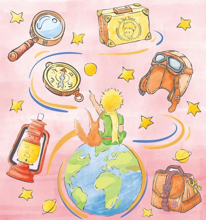 Actual product image Avenir Wassermalfarben-Buch Kleiner Prinz