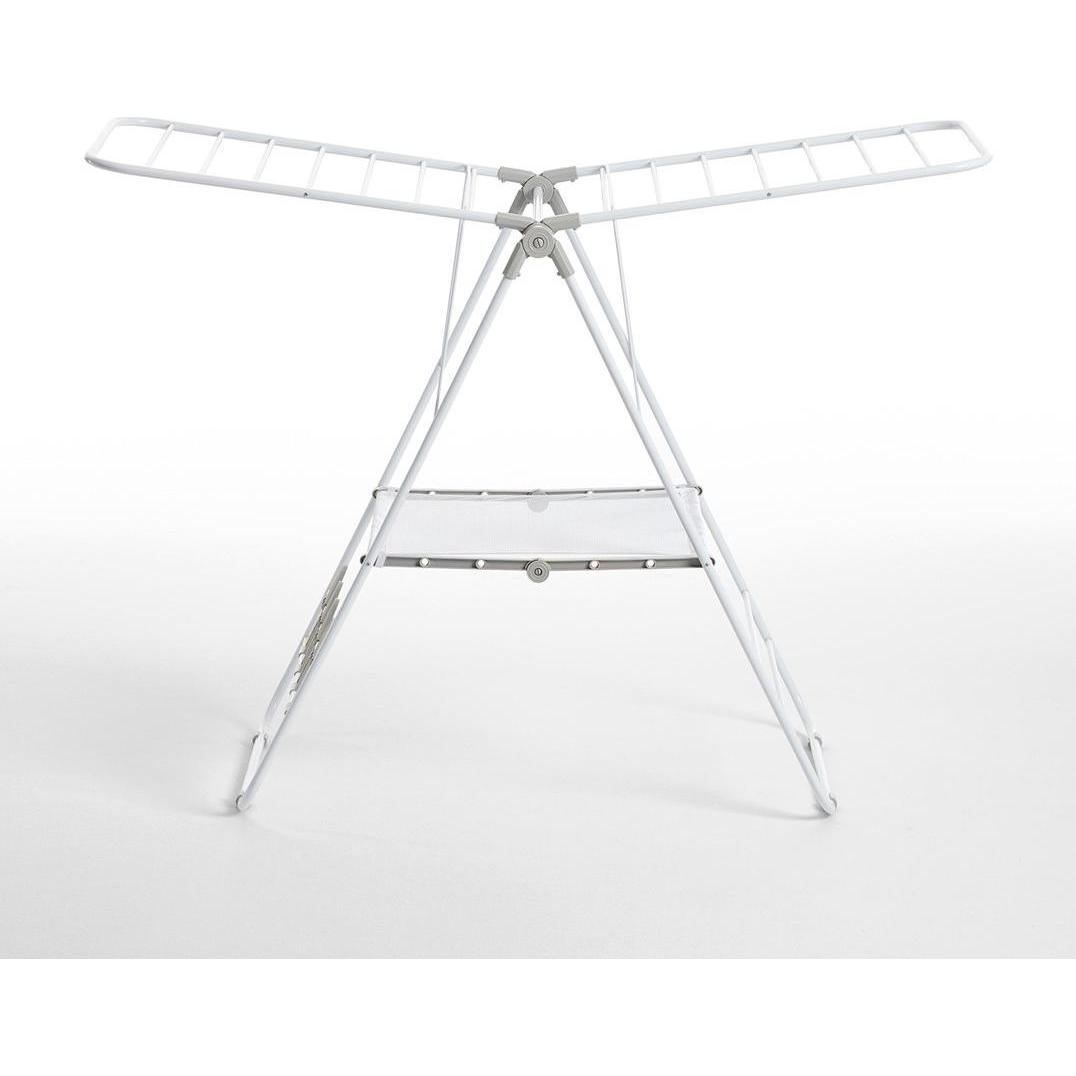 No Name Stendibiancheria Rayen con porta scarpe - 145 x 61 cm Bianco, Stendibiancheria, Bianco