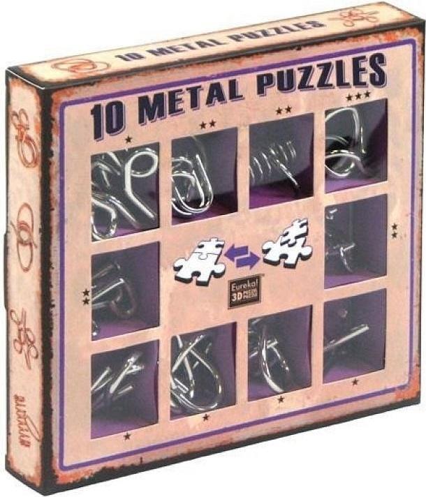 Produktbild Eureka! Metal Puzzle set 10 Metal Puzzles Set Purple (only available in display 52473355) (10 Teile)