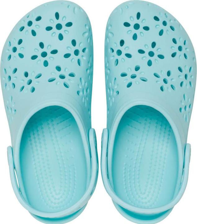 Actual product image Crocs K's Classic Floral CutOut Clog (33)
