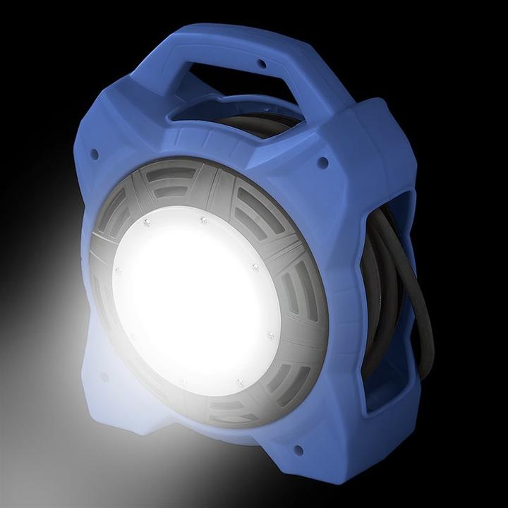 Produktbild ProPlus Kabeltrommel Schuko 4-fach 15M 3x1,5mm² mit LED-Beleuchtung (15 m, 1.50 mm²)