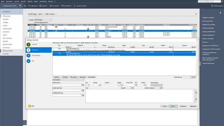 Produktbild Lexware Faktura+auftrag plus 2020 (1 User, 12 Monate)
