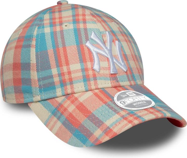 Actual product image New Era 9Forty Damen Cap - Check New York Yankees Multi