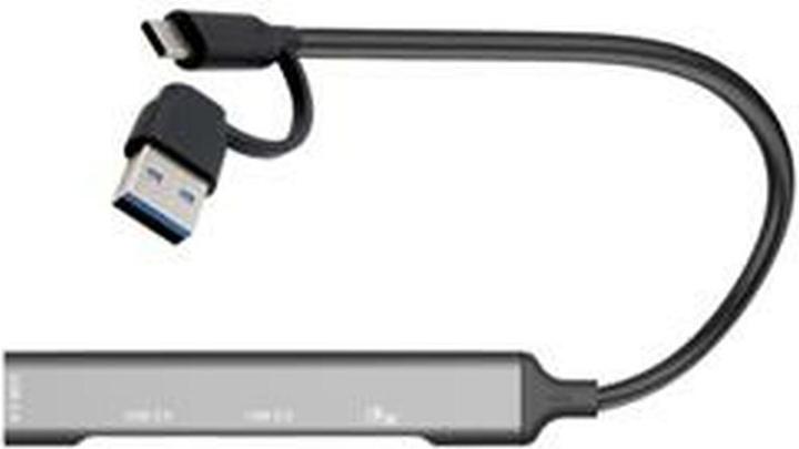 Produktbild i-tec USB-A/USB-C Metal HUB 1x USB-C 3.1 + 3x USB 2.0 (USB-A, USB-C, 4 Ports)