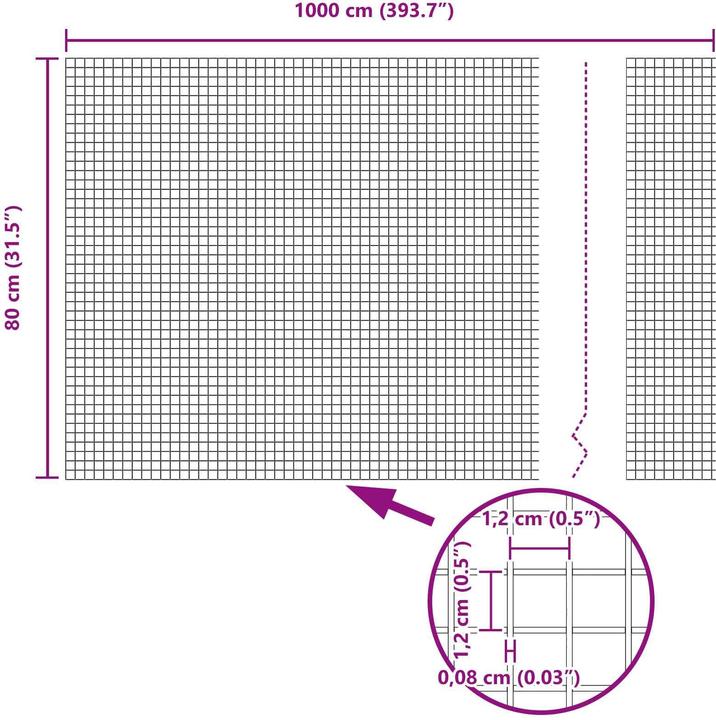 Produktbild vidaXL Gartenzaun