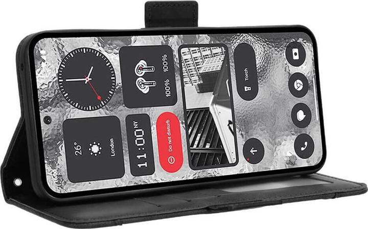 Immagine prodotto Cover-Discount Nothing Phone (2) - Custodia con molti scomparti per carte di credito nera (Nothing Phone (2))