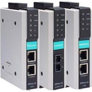 Moxa NPORT IA-5150-M-SC-T - Server di dispositivi seriali a 1 porta per l'automazione industriale, Server di stampa