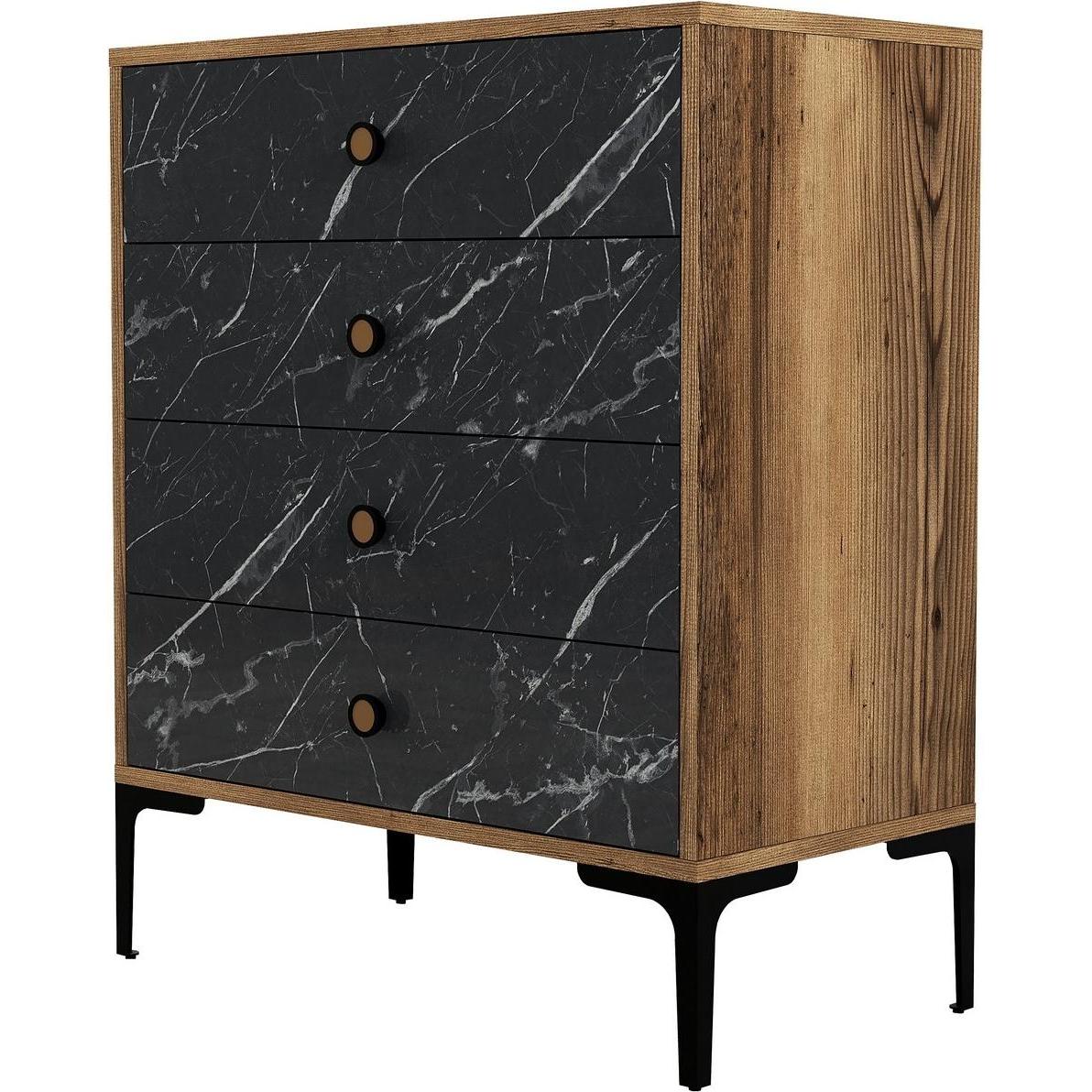 Hanah Home, Kommode + Sideboard, Timo (76 x 40 x 91 cm)