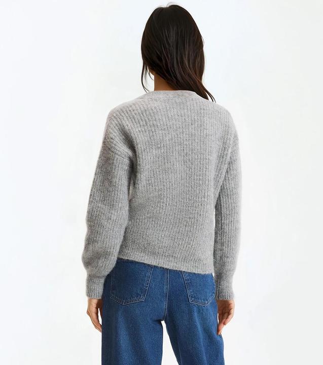 Produktbild La Redoute Collections Geknöpfte Strickjacke mit V-Ausschnitt (XL)