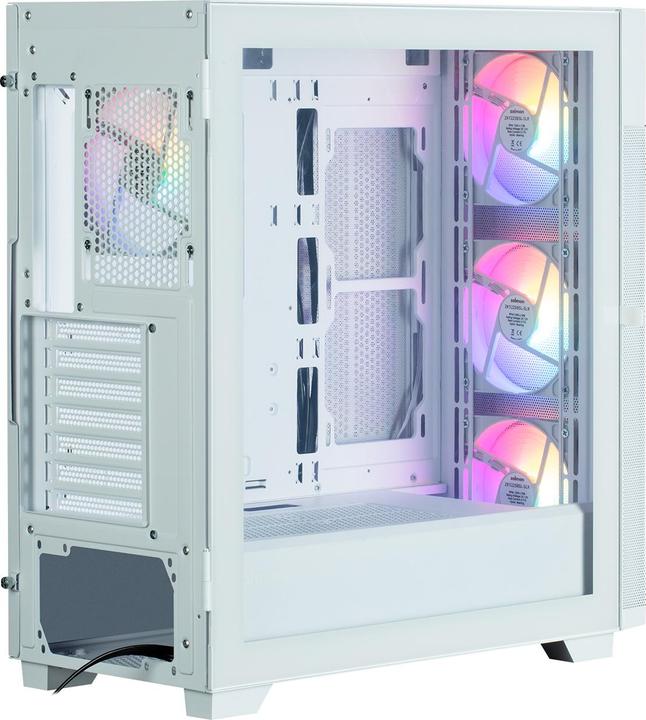 Actual product image Zalman S5 Neo White ATX, FRGB Fan x4 (ATX, Mini-ITX, mATX)