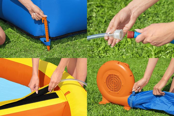 Actual product image Bestway H2OGO. Beach Bounce water park