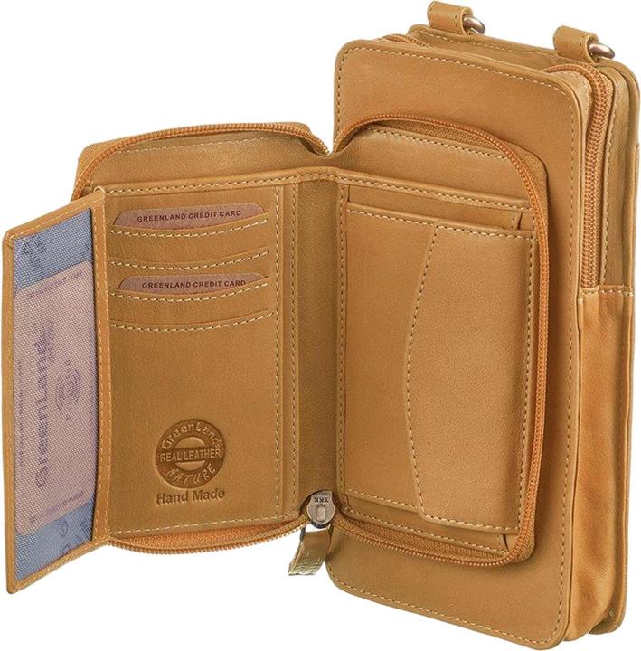 Actual product image Greenland Nature Nature Soft mobile phone case wallet leather 11 cm