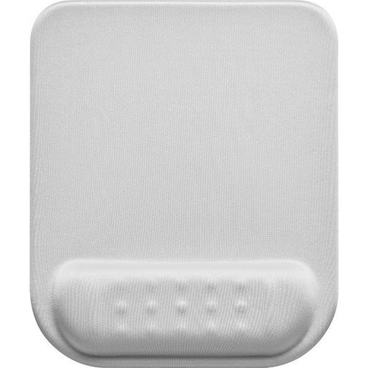 Powerton Tappetino per mouse ERGO PASTEL EDITION con poggiapolsi in memory foam, grigio, Tappetino mouse, Grigio