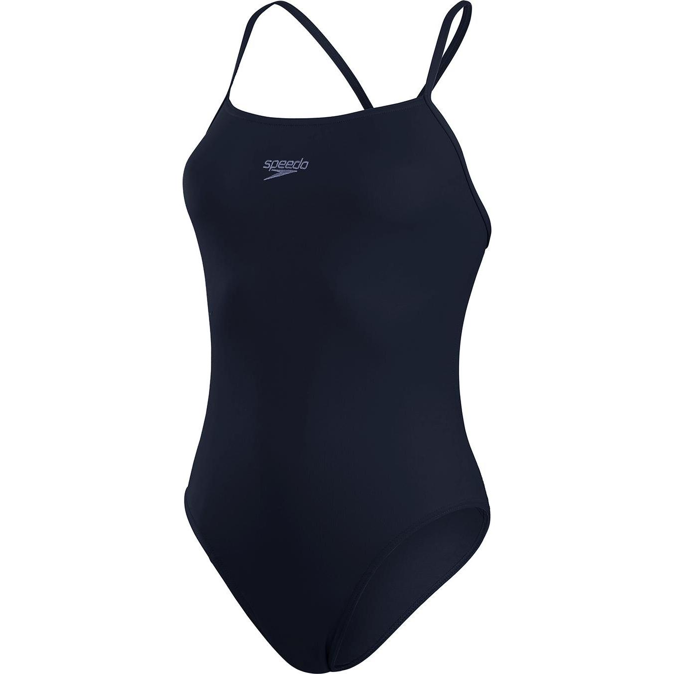 Speedo, Damen, Badeanzug, Endurance+ Thinstrap 1PC, Blau, (W36/L40)