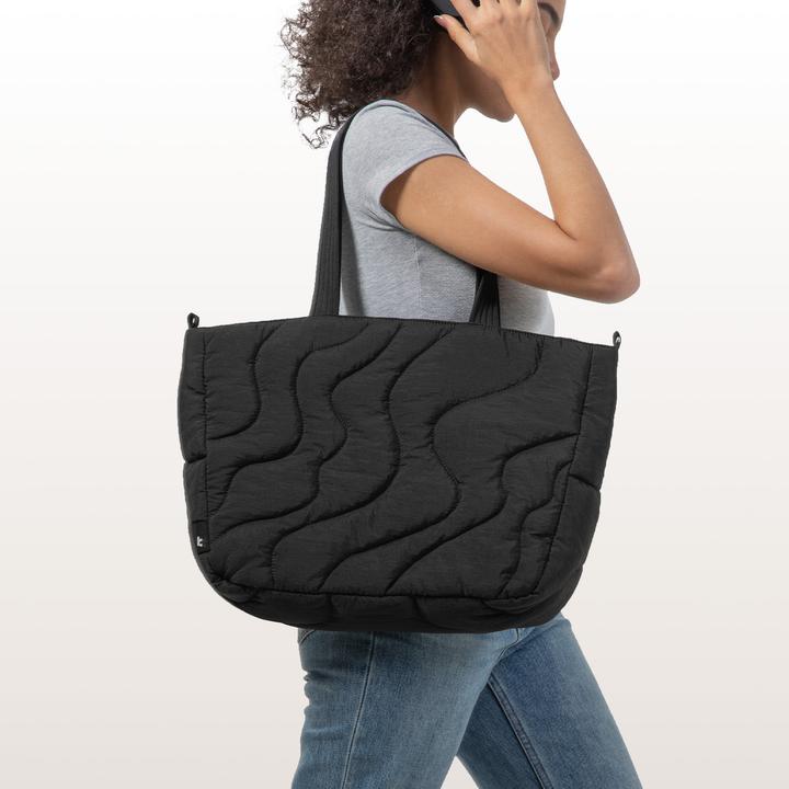 Immagine prodotto tomtoc Terra-T38 Puffy Laptop Tote Bag, 17.5L, black (17.50 l)