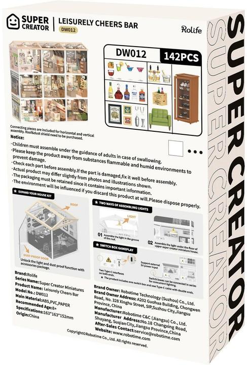 Immagine prodotto Robotime Leisurely Cheers Bar