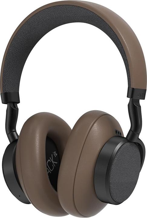 SackIT Touch 400 - Hybrid ANC Over-Ear Headphones - Brown (50 h, Cable, Wireless)