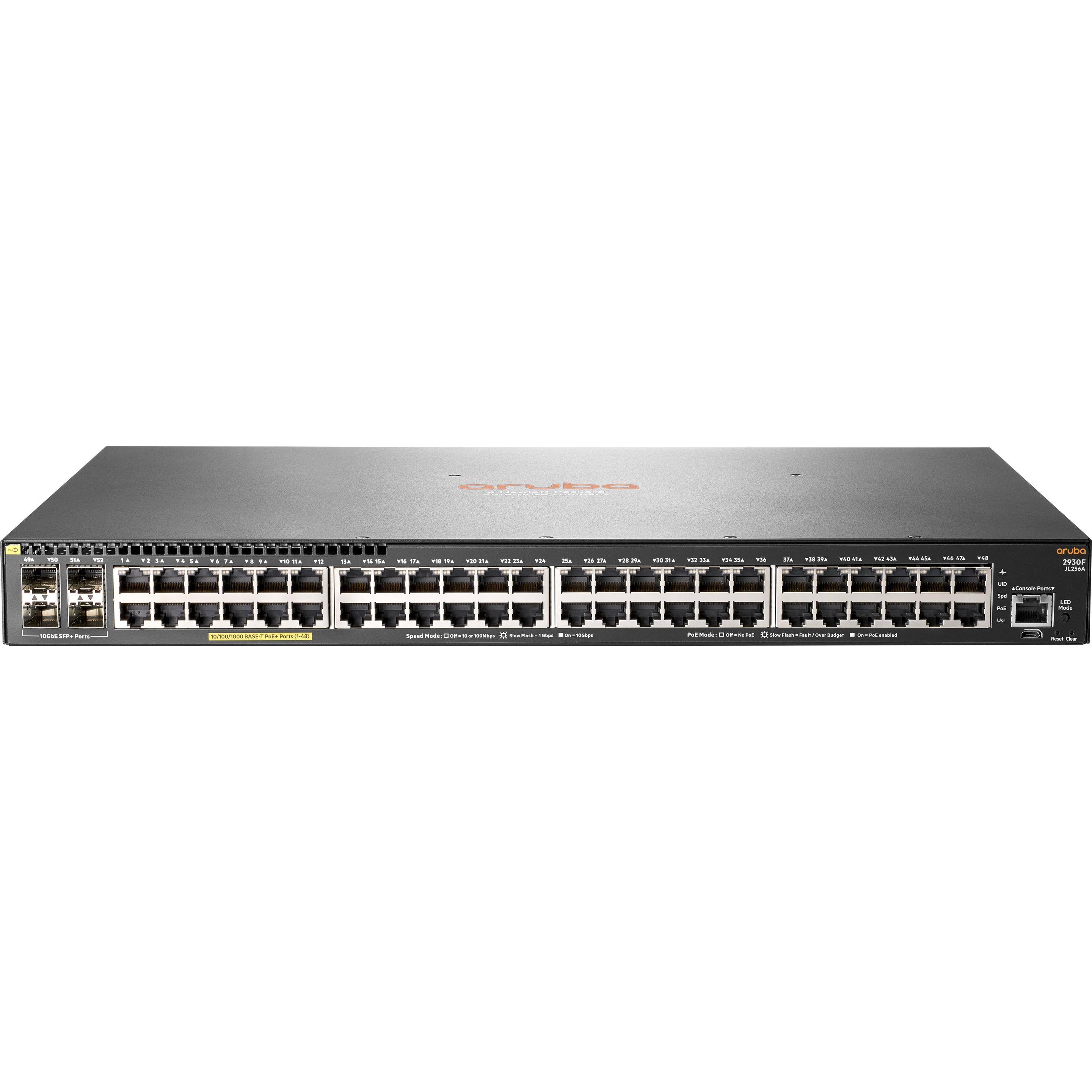 Aruba 2930f (48 porte), Switch di rete, Nero