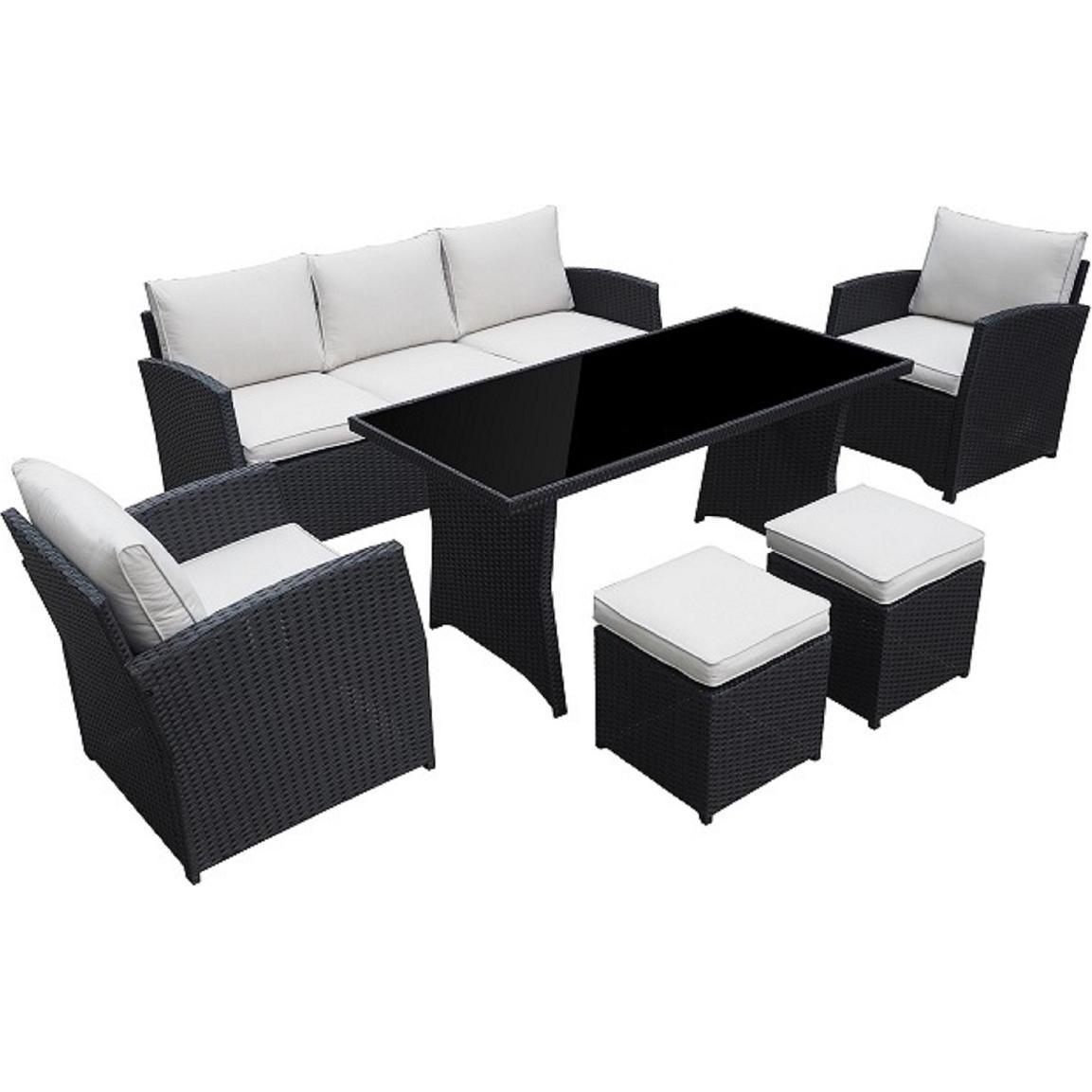 Jet-Line, Gartenlounge, Garten Lounge möbel Havanna schwarz