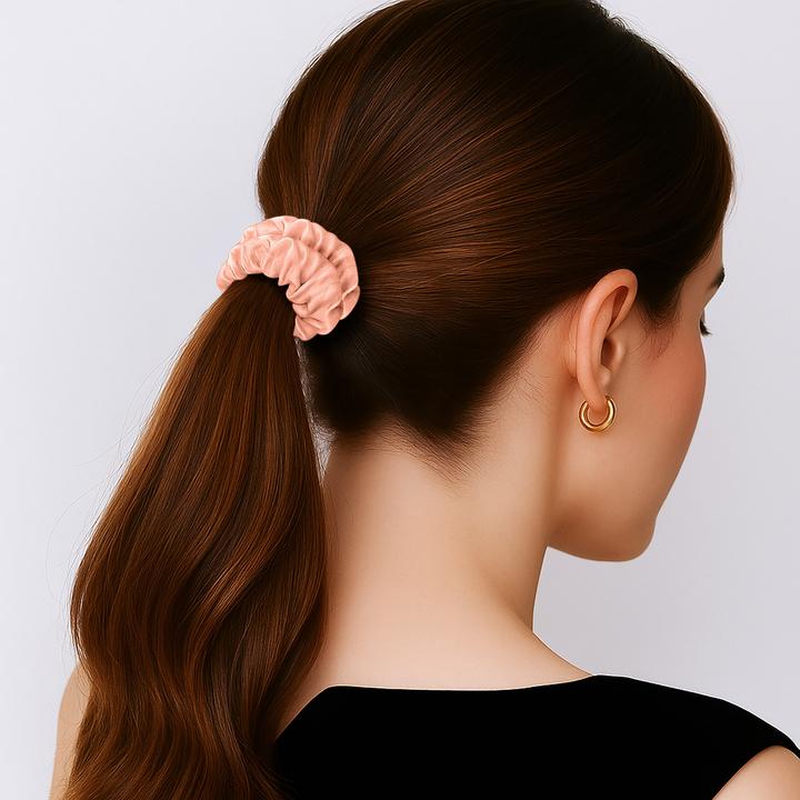 Immagine prodotto Avizar Plissierter Satin-Haargummi (Elastico per capelli)