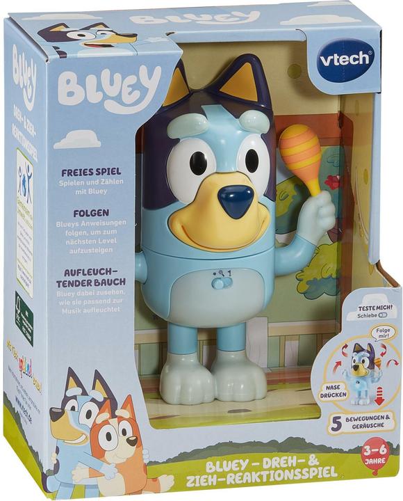 Produktbild VTech Bluey - Dreh- & Zieh-Reaktionsspiel (Deutsch, 3 - 6 Jahre)