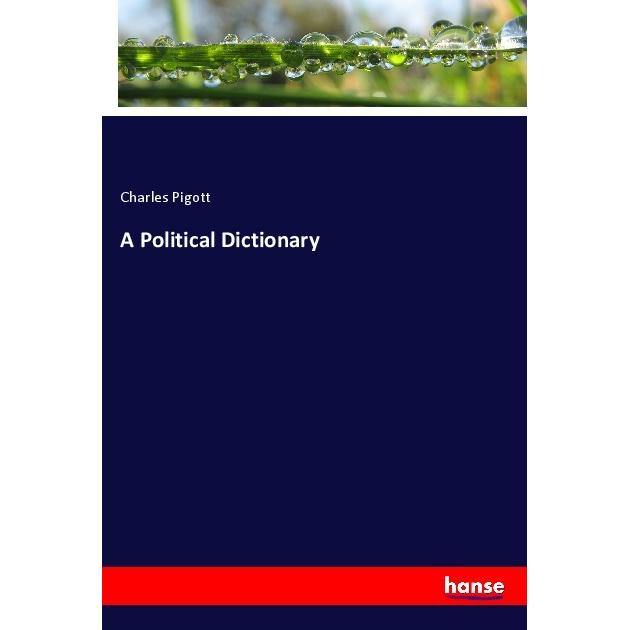 A Political Dictionary, Fachbücher von Charles Pigott