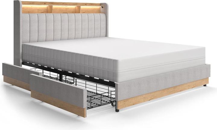 VitaliSpa Nura con 4 cassetti (160 x 200 cm)