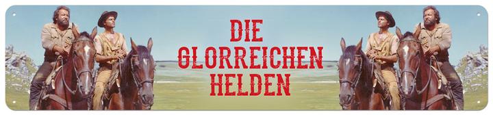 Tin Sign The Glorious Heroes (46 x 10 cm)