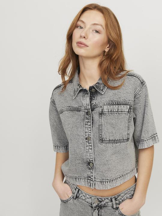 Produktbild JJXX Jxsandy Comfort Ss Denim Shirt Dnm Ln (XL)