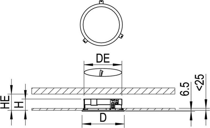 Produktbild Ridi LED-Einbaudownlight (2680 lm)