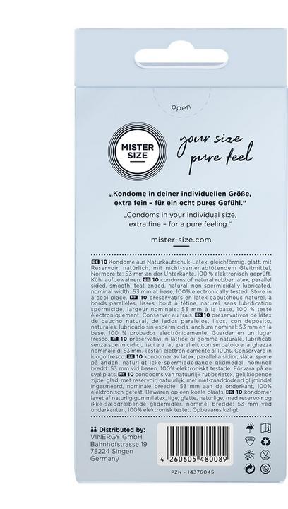 Image du produit Mister Size 53 (10 pcs)