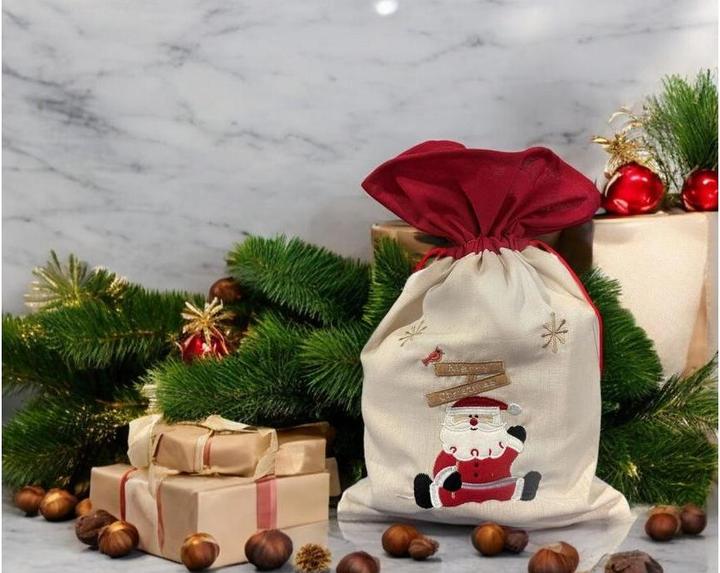 Produktbild GuGus Jutesack mit rotem Zugband (Geschenktüte)