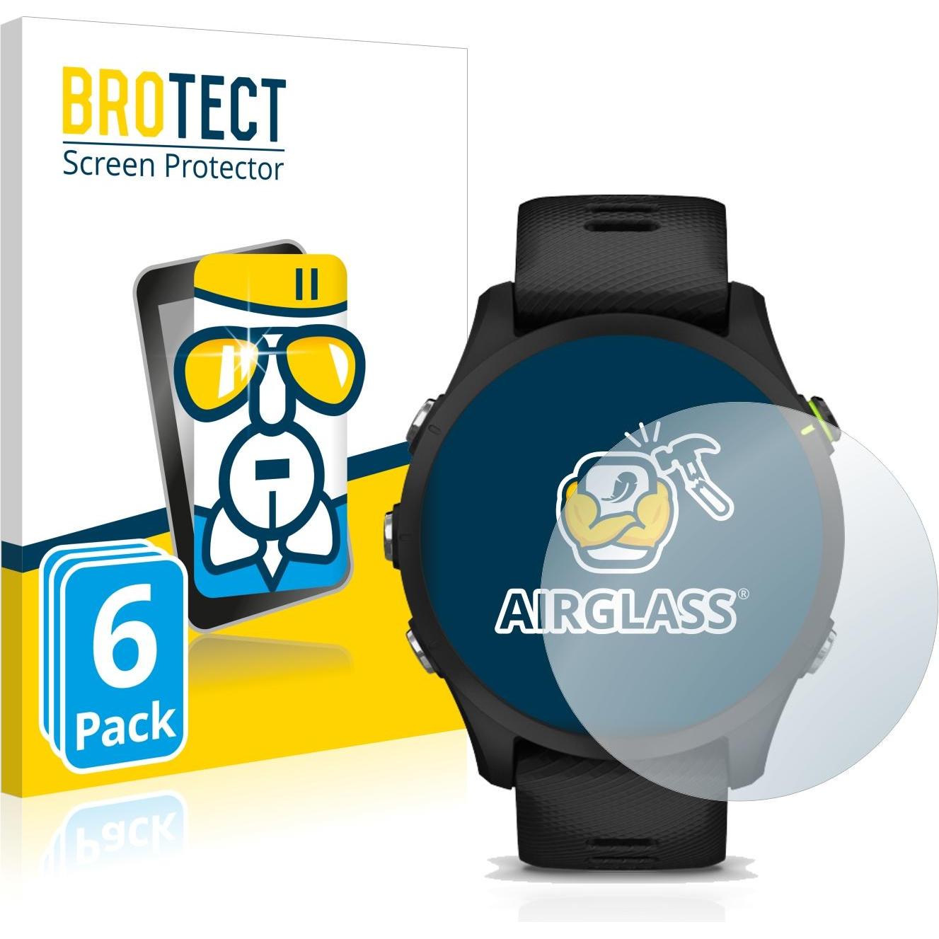 BROTECT AirGlass Panzerglasfolie, Smartwatch Schutzfolie, Transparent