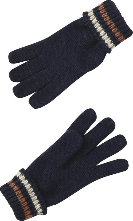 Actual product image Vertbaudet Jungen Set: Mütze, Snood und Handschuhe gestreift (140, 122/128)