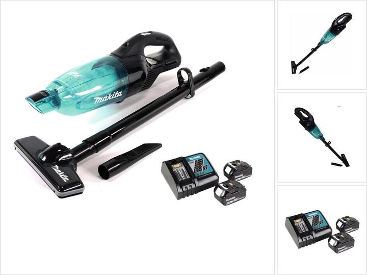 Produktbild Makita DCL281 FRTB Akku Staubsauger 18V + 2x Akku 5,0Ah + Ladegerät