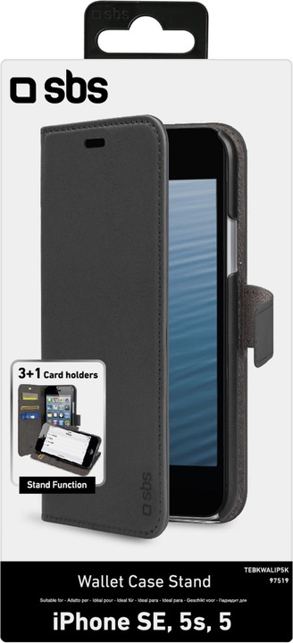 Actual product image SBS Book Wallet Case (Apple iPhone SE, Apple iPhone 5s, Apple iPhone 5)